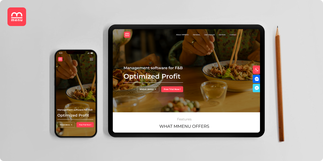 Mmenu landing page cover