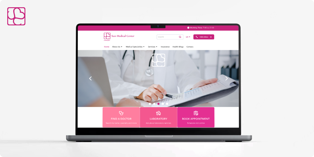 Sun landing page cover