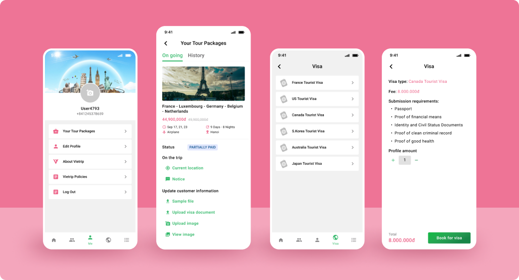 View activity history